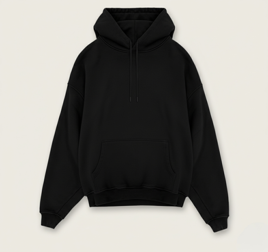 Core Black Hoodie