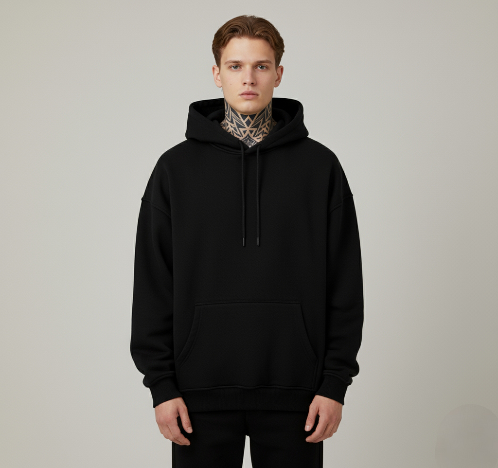 Core Black Hoodie