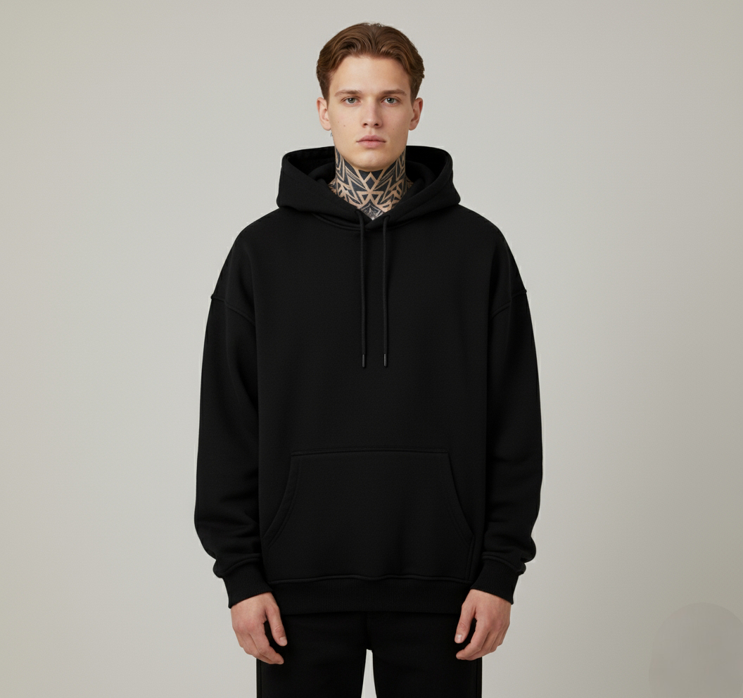 Core Black Hoodie