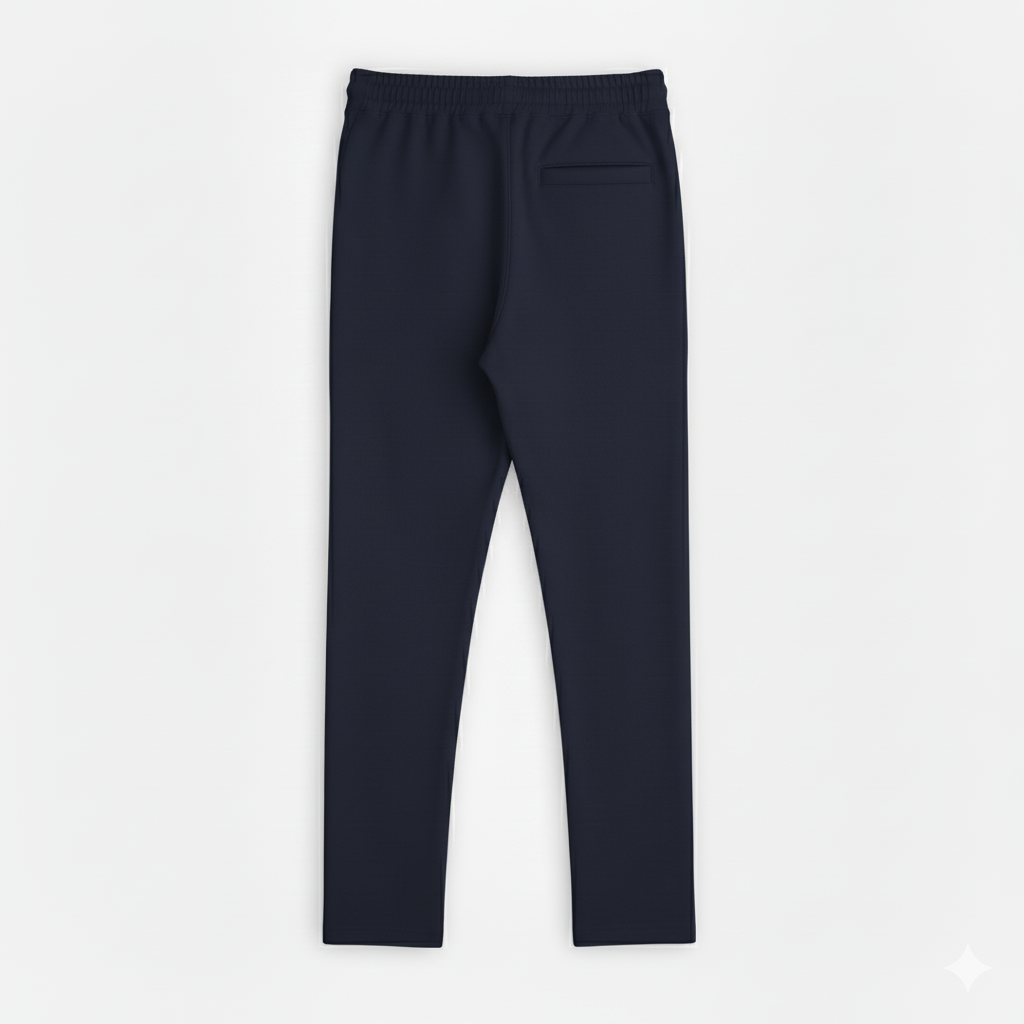 Heritage Pleated Trouser - Navy Blue
