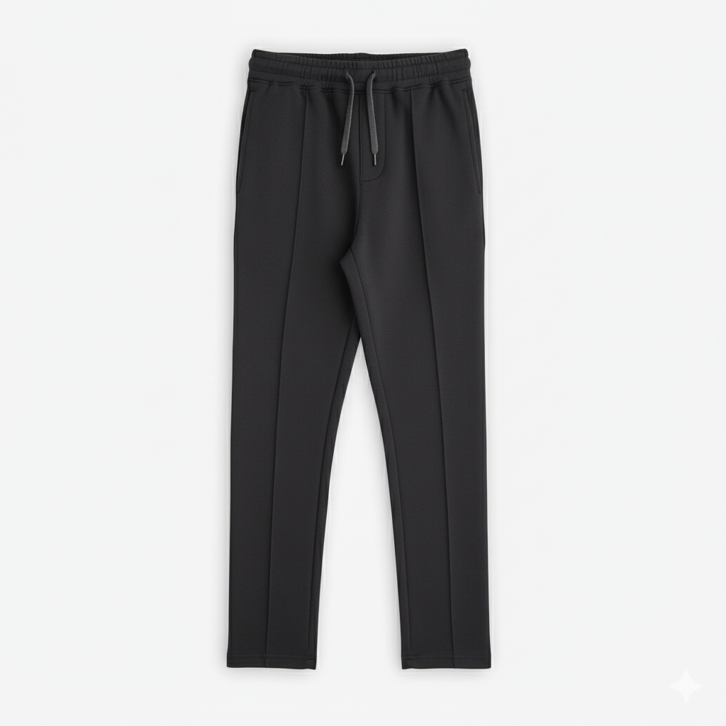 Moderna Pleated Trouser- Charcoal Grey