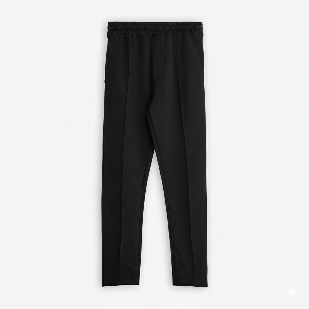 Heritage Pleated Trouser - Black