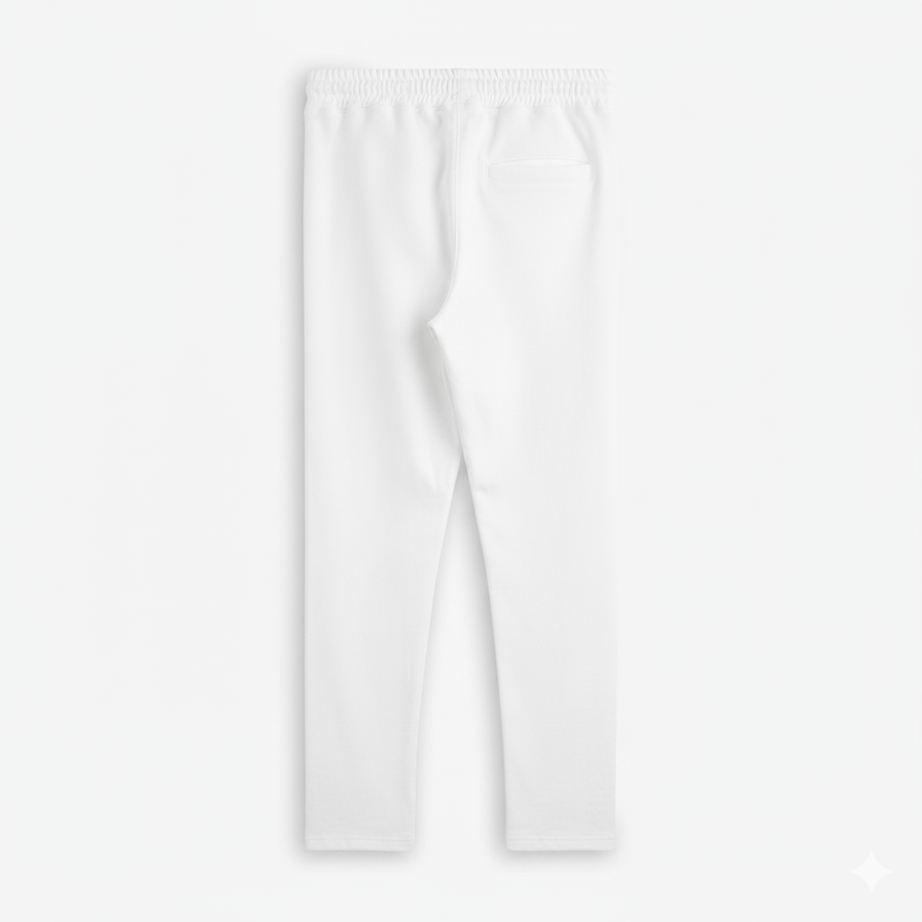 Heritage Pleated Trouser - White