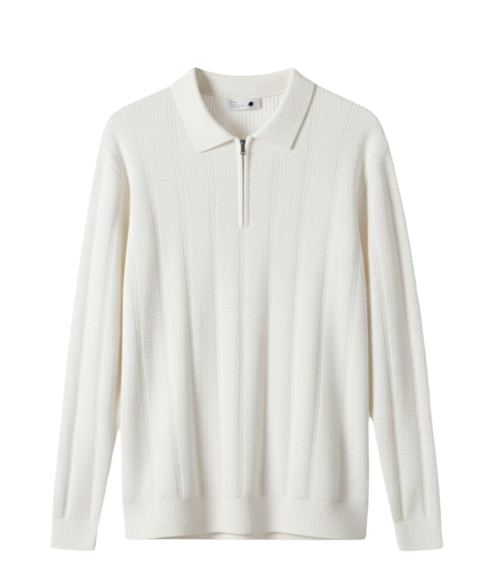 Knitted Polo White