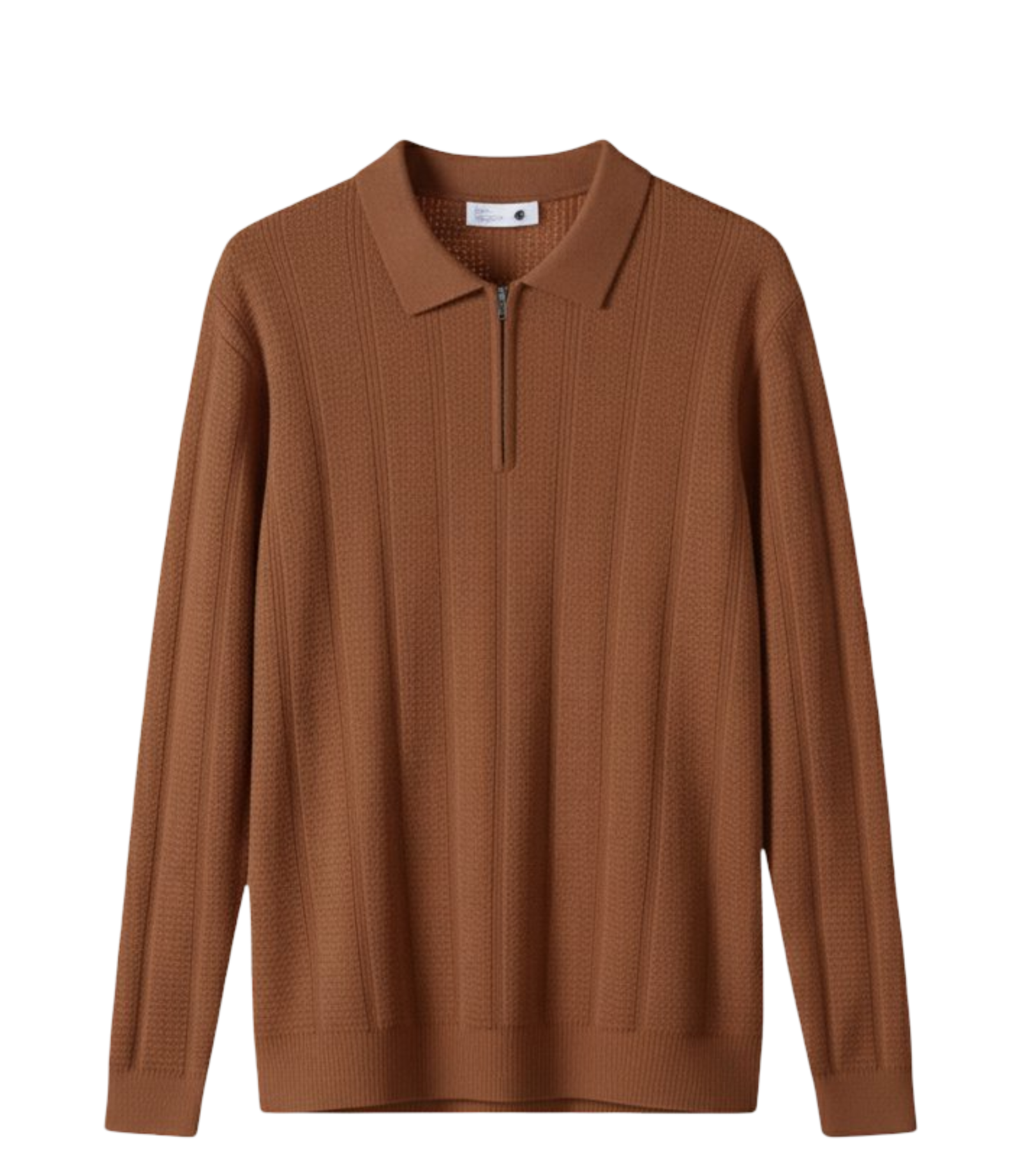 Knitted Polo Brown