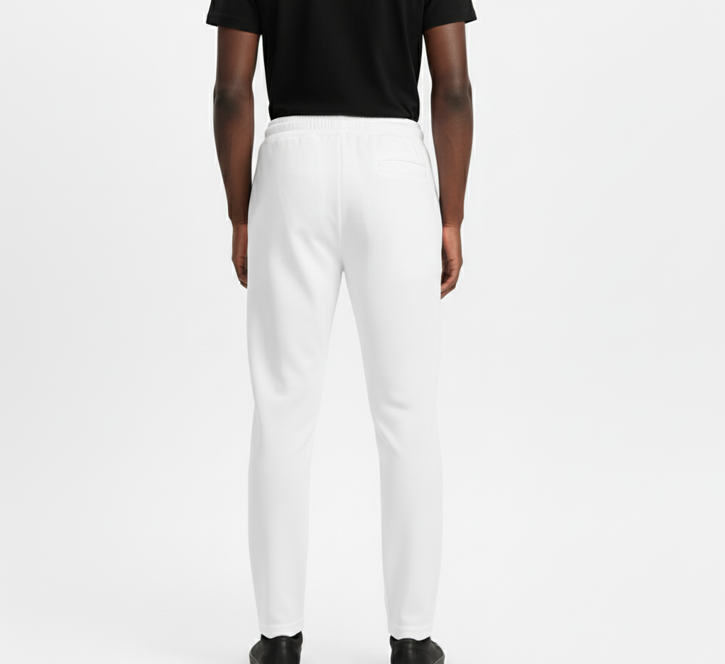 Heritage Pleated Trouser - White