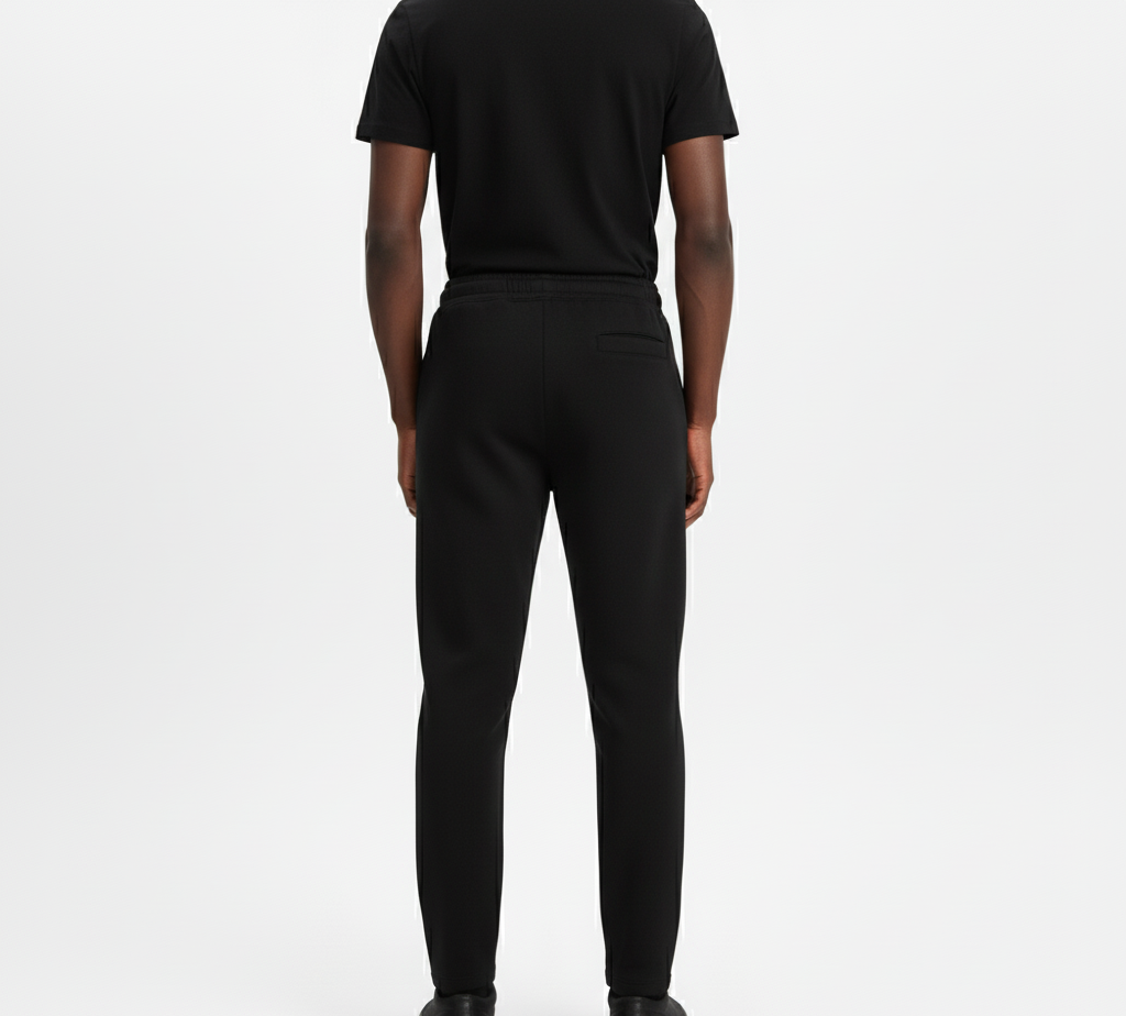 Heritage Pleated Trouser - Black